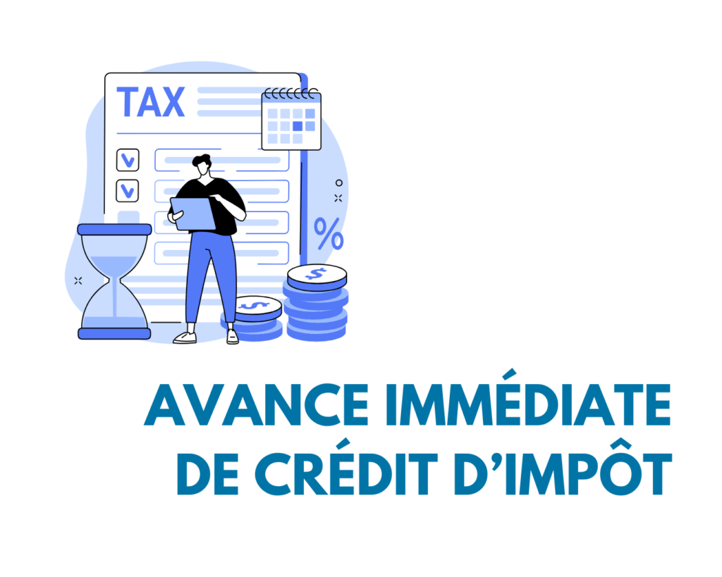 avance immédiate crédit d'impôt